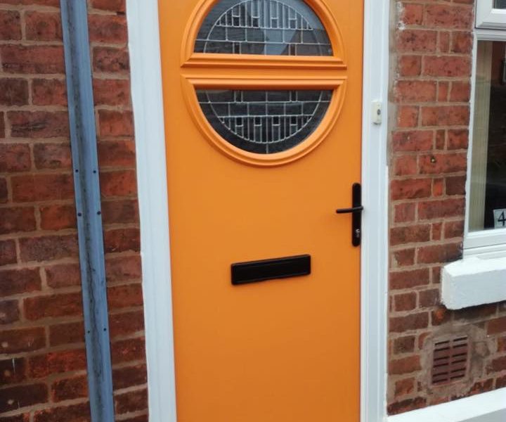 orange door